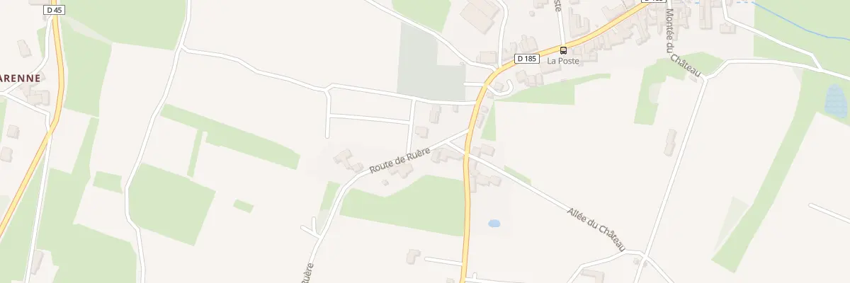 Plan du 40 Rte de Ruère à Pierreclos