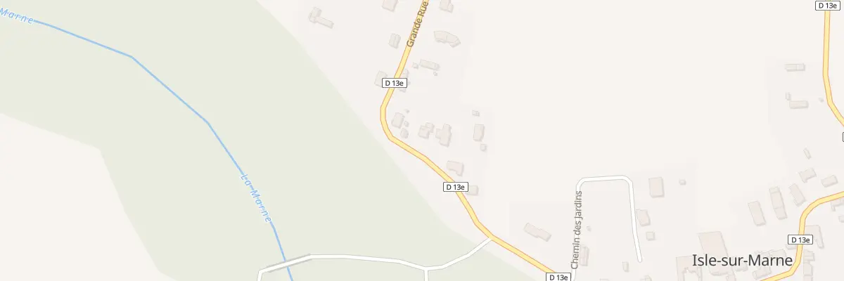Plan du 5023 Gr Grande Rue à Isle-sur-Marne