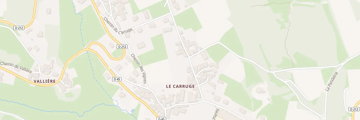 Plan du 5238 Le Carruge à Pierreclos