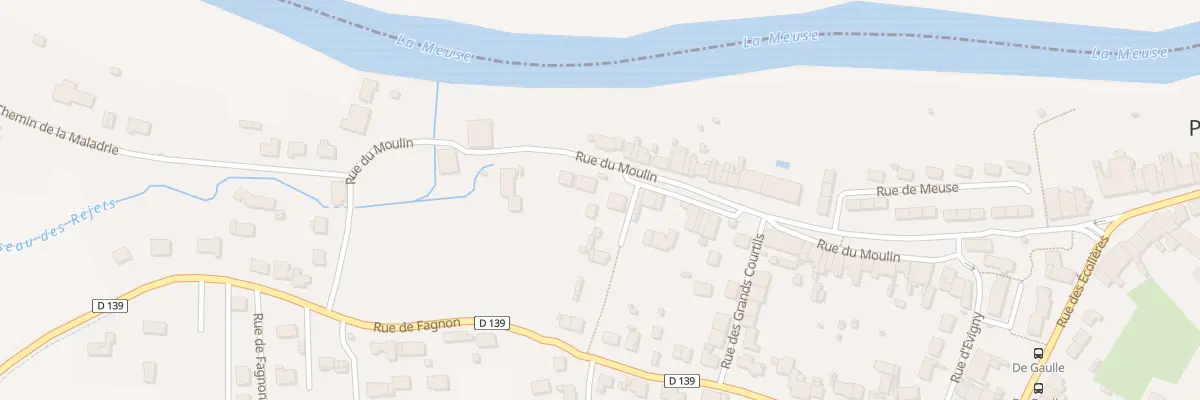 Plan du 51 Rue du Moulin à Prix-lès-Mézières