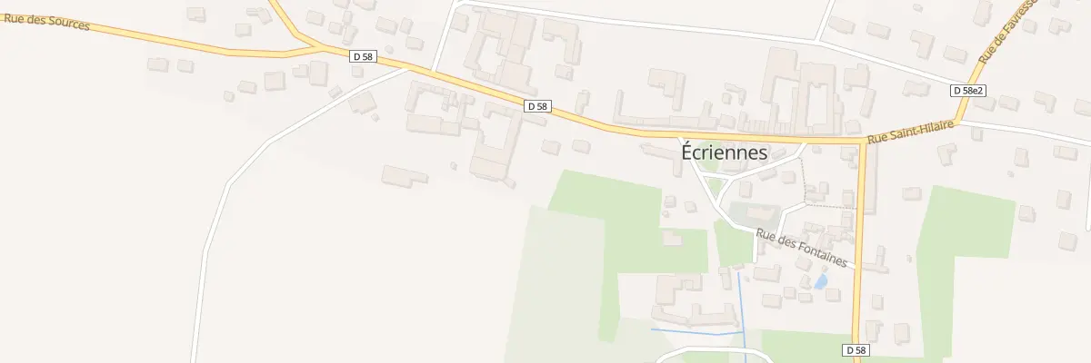 Plan du 16 Rue St Hilaire à Écriennes