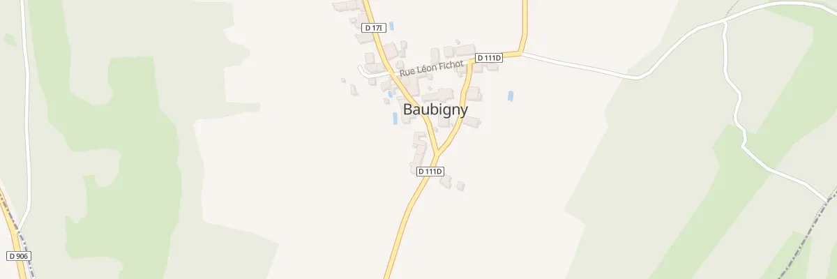 Plan du 3 Rue du Chapitre à Baubigny