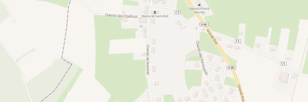 Plan du 7 Che de Noizeret à Saint-Boil