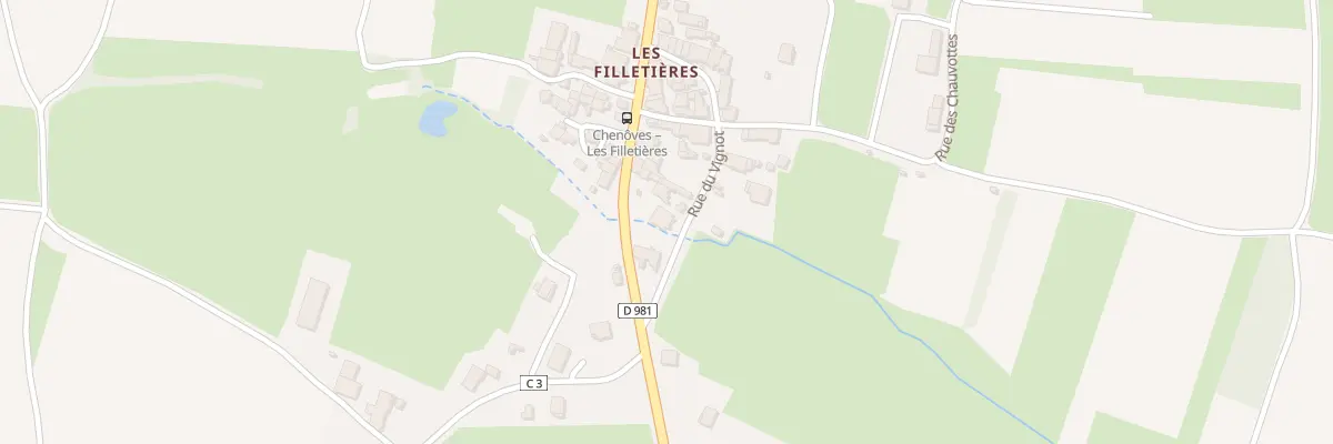 Plan du 22 Rue du Vignot à Chenôves