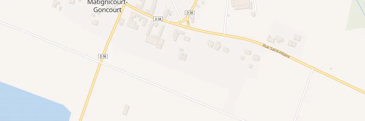 Plan du 2B Rue du Chateau d’Eau à Matignicourt-Goncourt