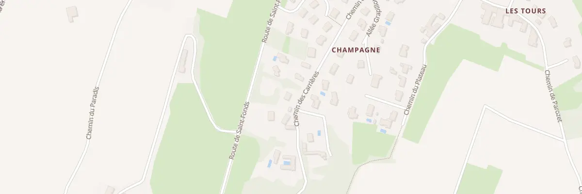 Plan du 370 Che des Carrières à Pommiers