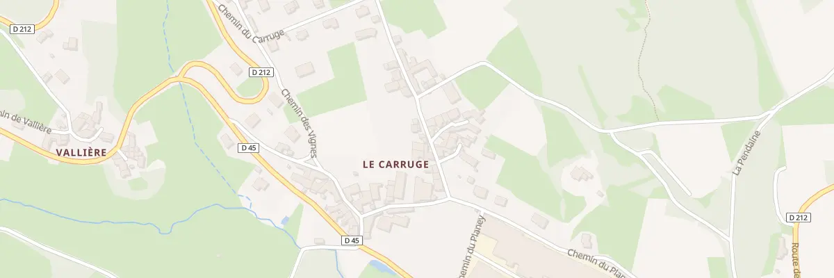 Plan du 5229 Le Carruge à Pierreclos