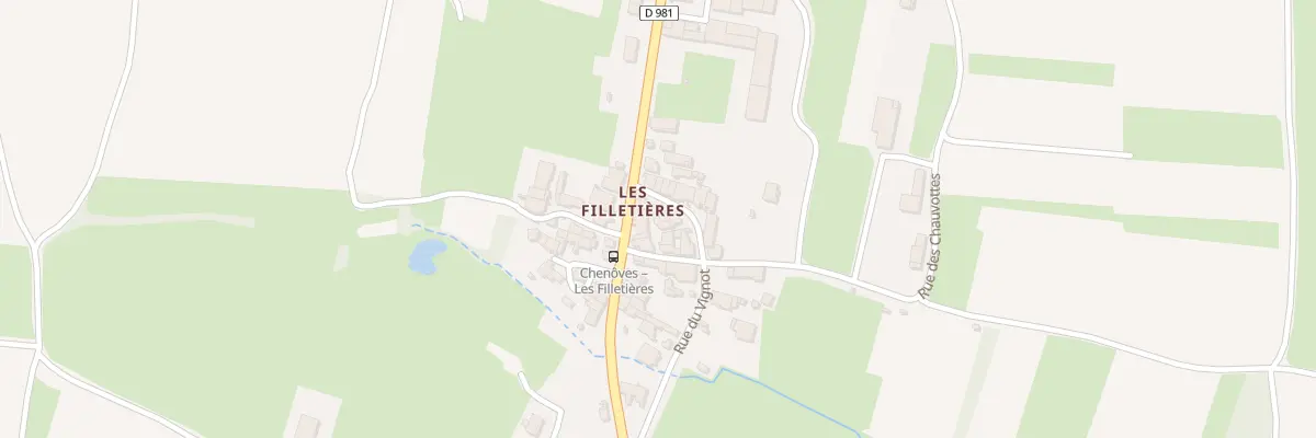 Plan du 8 Rue du Vignot à Chenôves