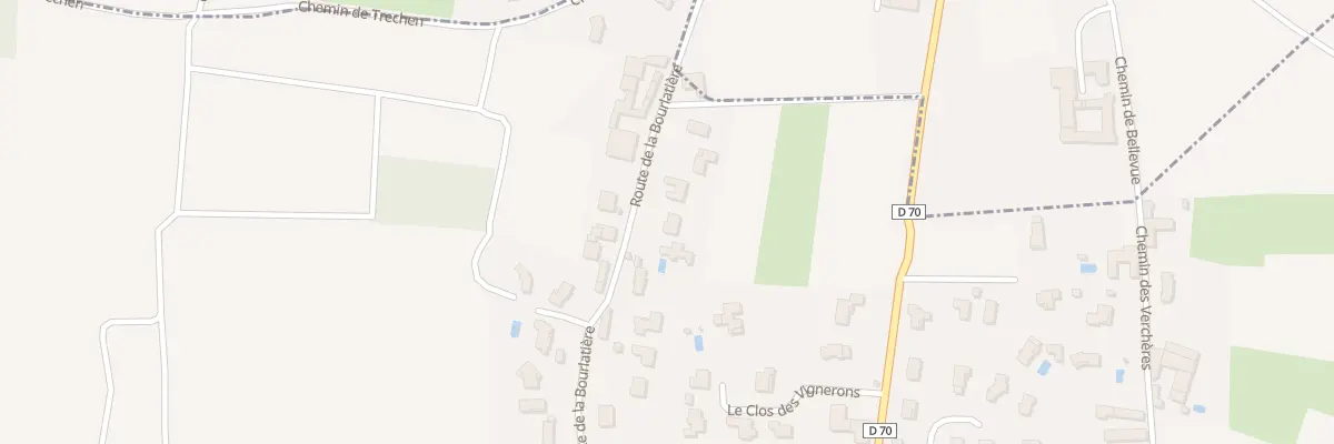 Plan du 448 Rte de la Bourlatière à Lachassagne