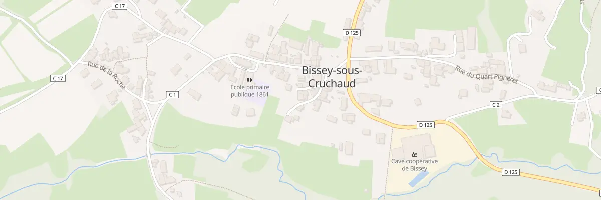 Plan du 4 Che de la Saive à Bissey-sous-Cruchaud