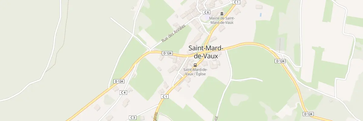 Plan du 1 Rue du Mont Abon à Saint-Mard-de-Vaux