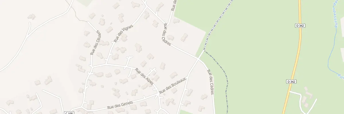 Plan du 367 Rue des Cèdres à Saint-Clair