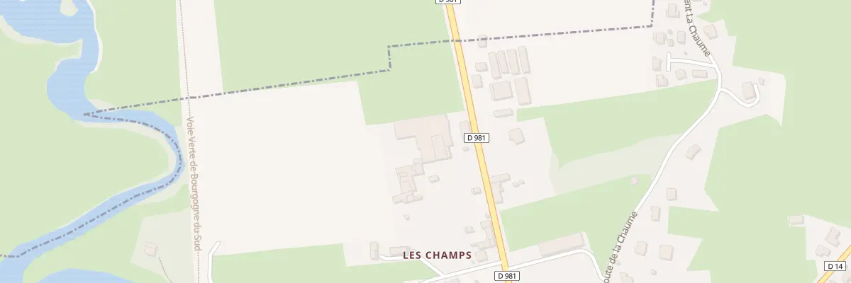 Plan du 5194 Rte de Chalon à Malay