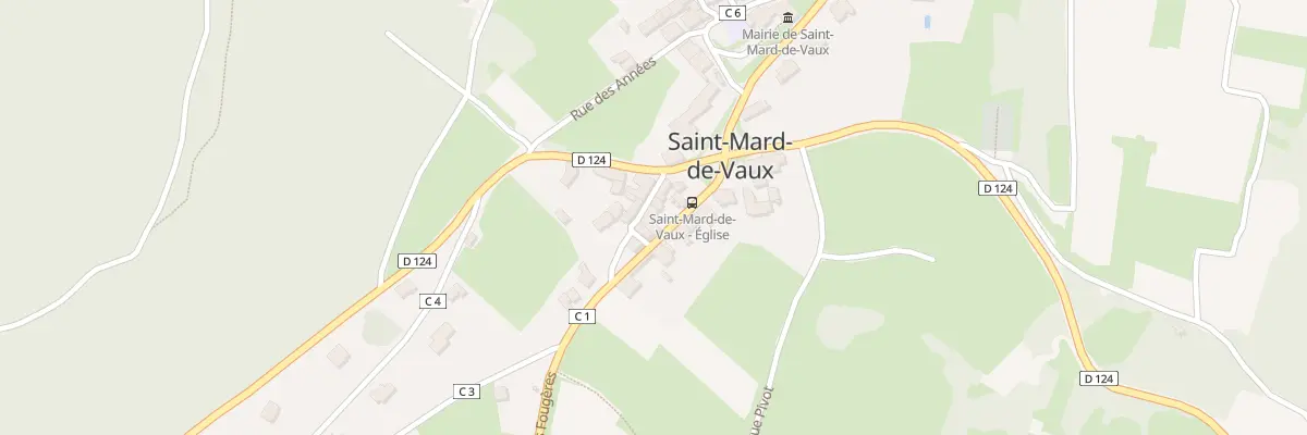 Plan du 6 Rue des Fougères à Saint-Mard-de-Vaux