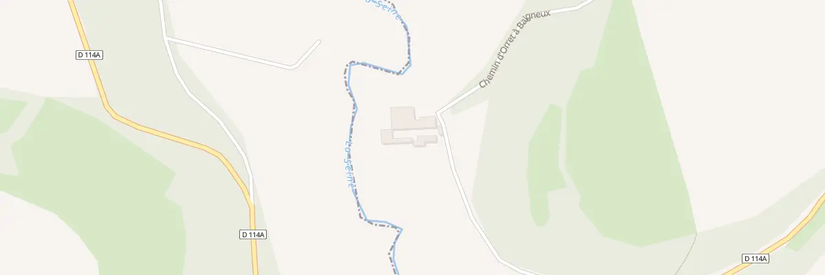 Plan du 5021 Le Foulon à Orret