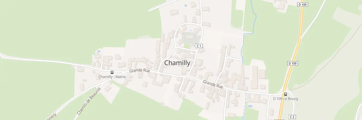 Plan du 1 Rue de l’Église à Chamilly