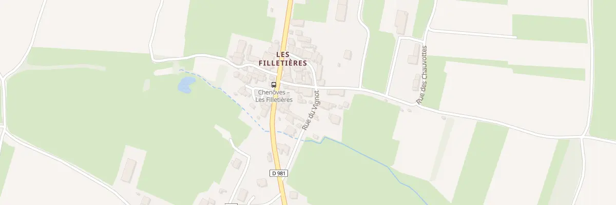 Plan du 12 Rue du Vignot à Chenôves
