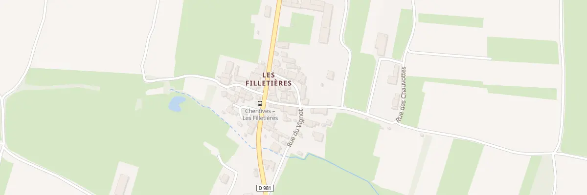 Plan du 10 Rue du Vignot à Chenôves