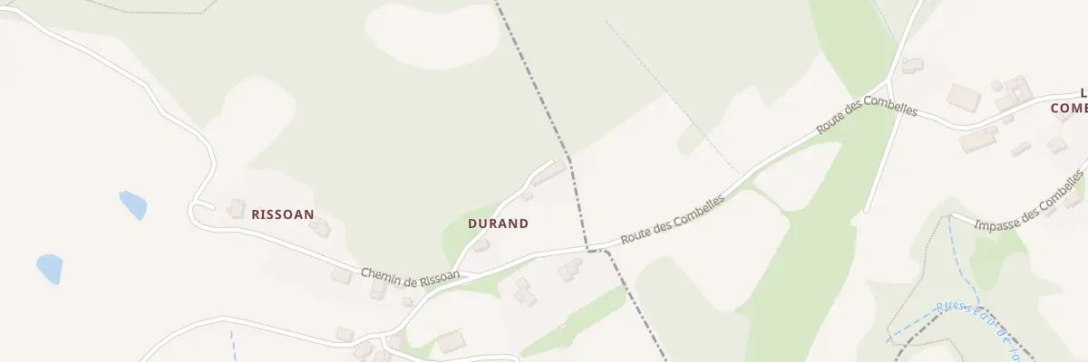 Plan du 100 Che de Durand à Gilhoc-sur-Ormèze