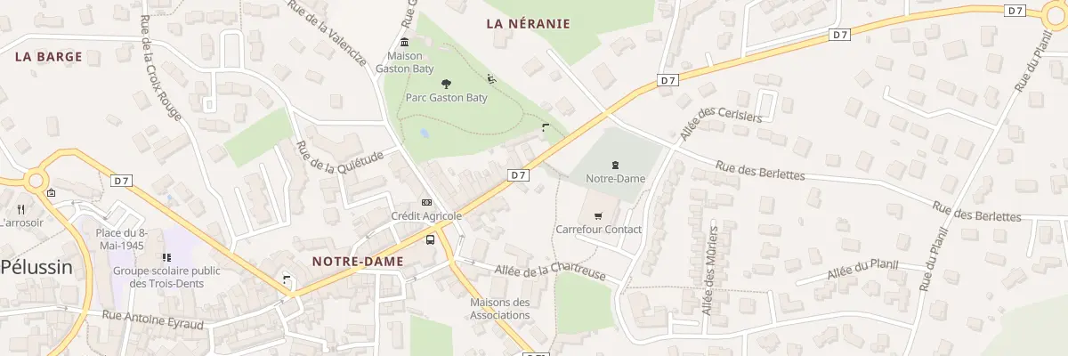 Plan du 10 Rue des Alpes à Pélussin