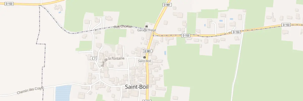 Plan du 42 Grande Rue à Saint-Boil