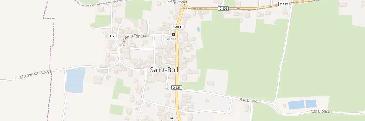 Plan du 28 Grande Rue à Saint-Boil
