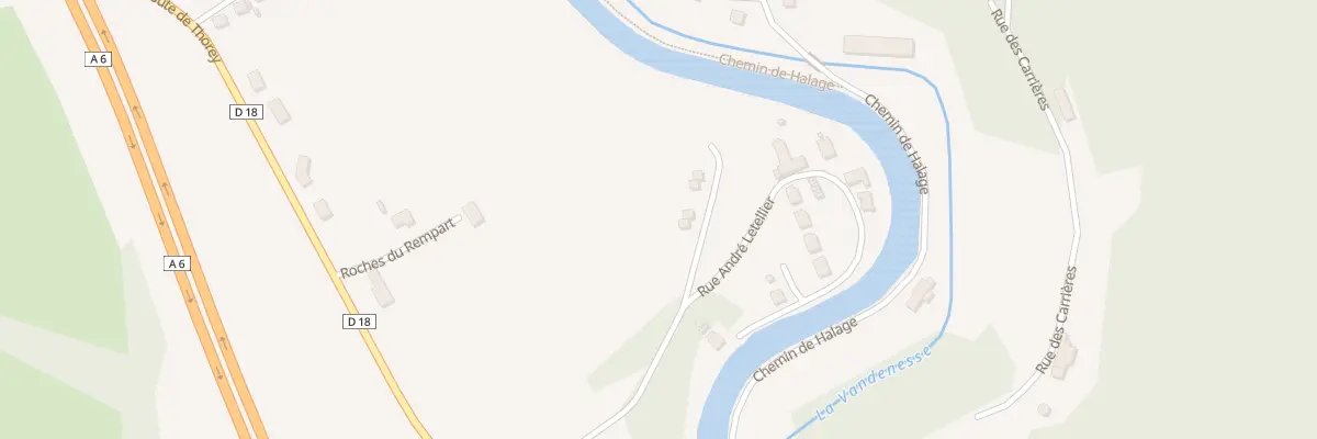 Plan du 3 Rue des Pavillons Letellier à Crugey