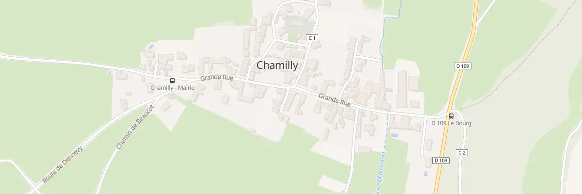 Plan du 15 Gr Grande Rue à Chamilly