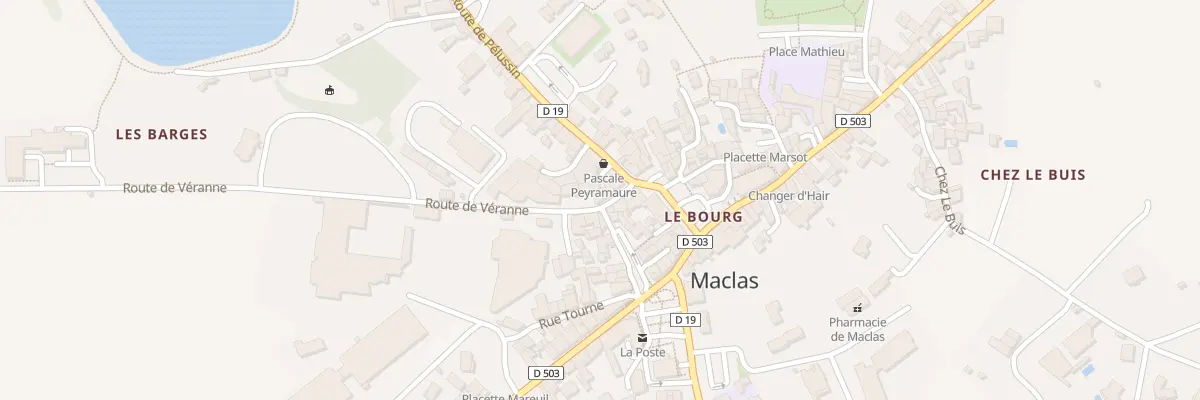 Plan du 6 Rte de Véranne à Maclas