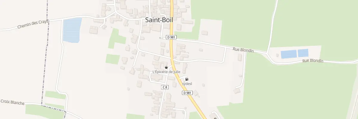 Plan du 12 Grande Rue à Saint-Boil