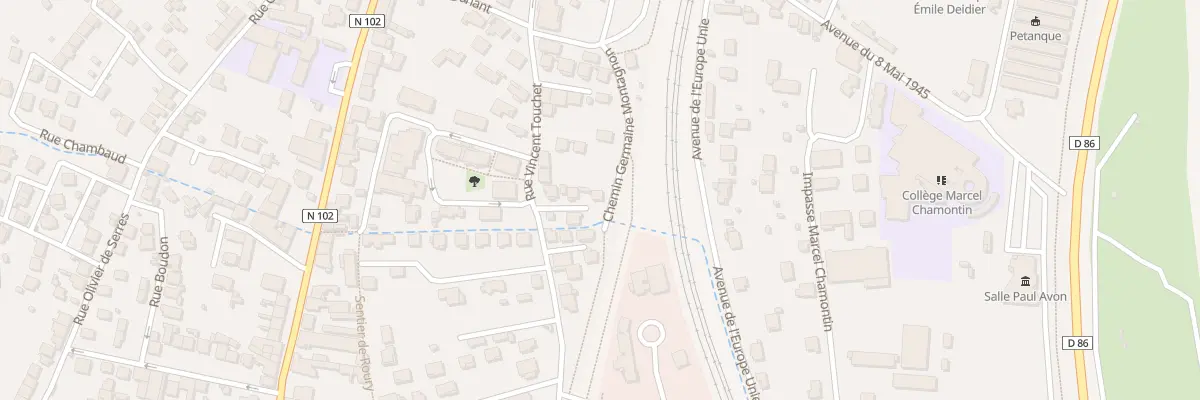 Plan du 19T Rue Vincent Touchet au Teil
