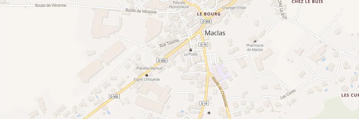 Plan du 11 Rte de St Appolinard à Maclas