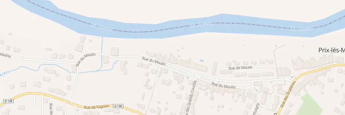 Plan du 18 Rue du Moulin à Prix-lès-Mézières