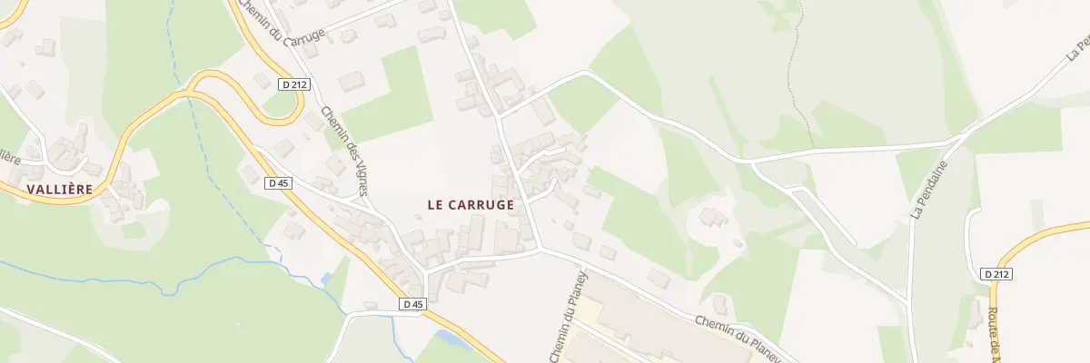 Plan du 21 Imp du Carruge à Pierreclos