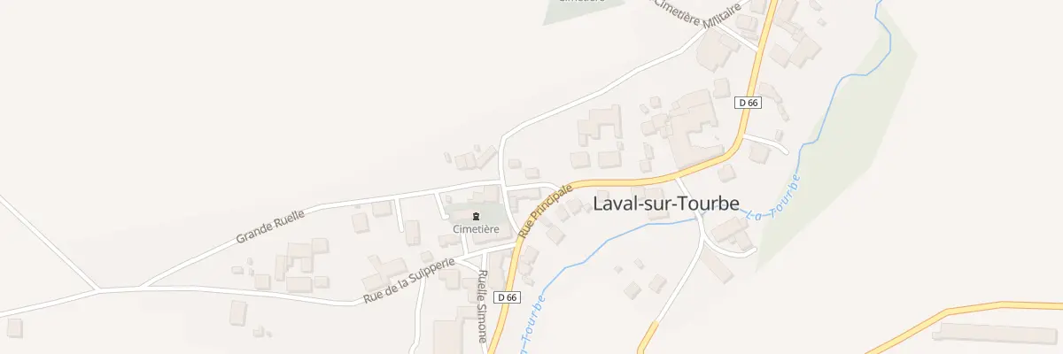 Plan du 2 Rue de la Mairie à Laval-sur-Tourbe