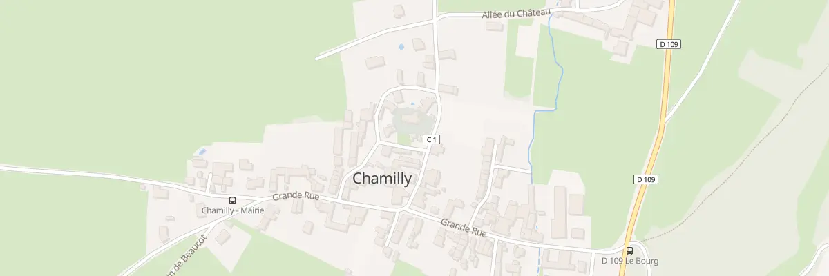 Plan du 1 Rue Froide à Chamilly