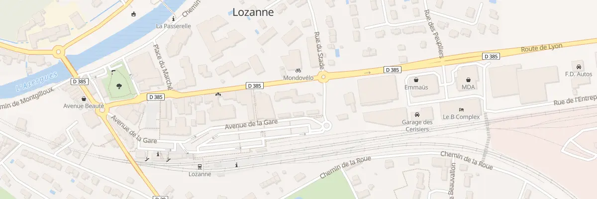 Plan du 298 Res de la Vallee d’Azergues à Lozanne