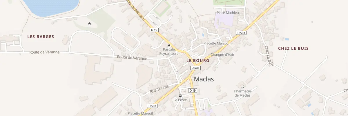 Plan du 5 Rte de Véranne à Maclas