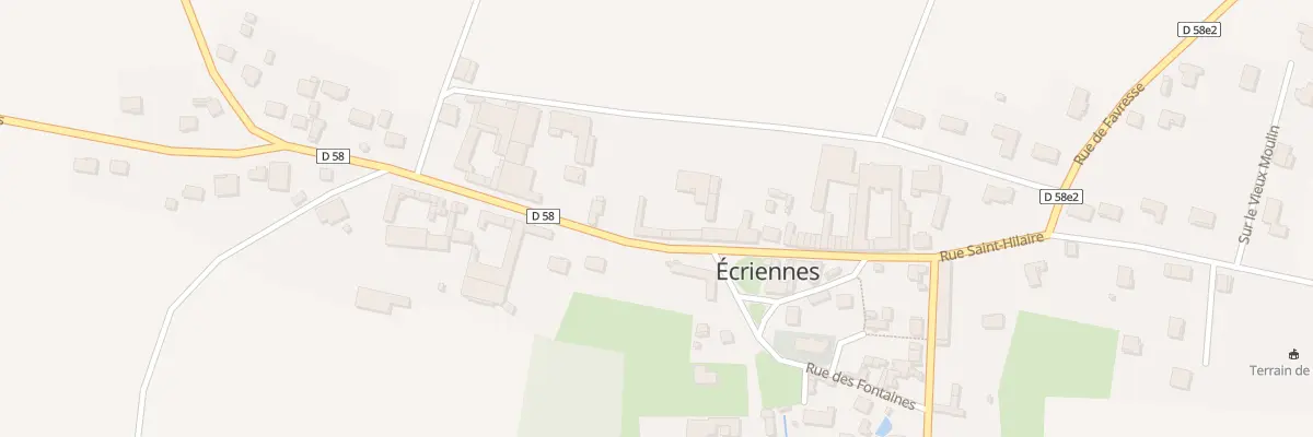 Plan du 21 Rue St Hilaire à Écriennes