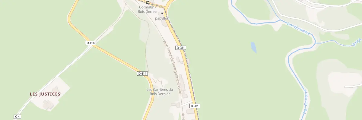 Plan du 5076 Carrieres d’Ameugny à Ameugny