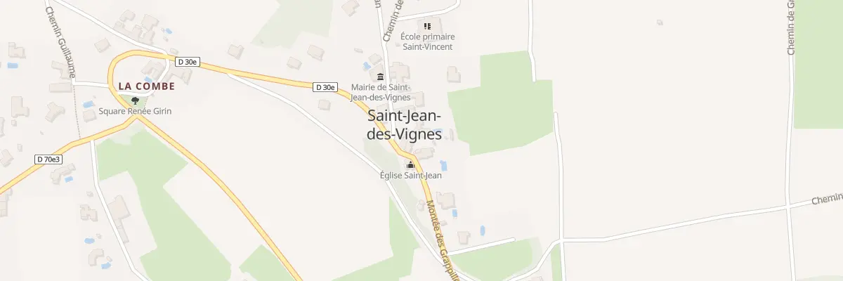 Plan du 4 Pl de l’Eglise à Saint-Jean-des-Vignes