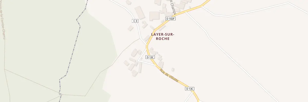 Plan du 5 Rue de Villotte (layer) à Bissey-la-Côte