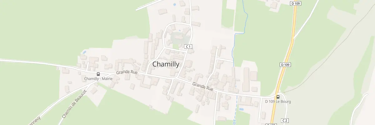 Plan du 2 Rue de l’Église à Chamilly