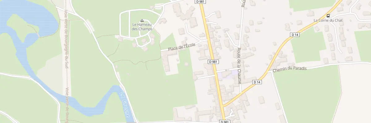 Plan du 5200 Rte de Chalon à Cormatin
