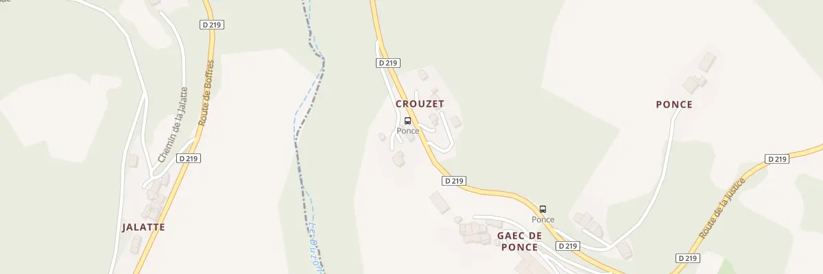 Plan du 5185 Crouzet à Boffres