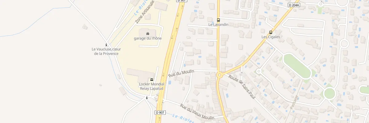 Plan du 17 Rue des Muriers à Lapalud