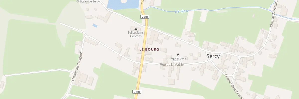 Plan du 5053 Rte du Château à Sercy