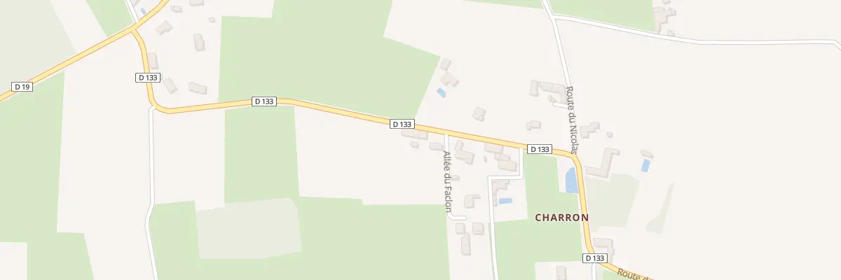 Plan du 394 Rte de Charron à Charentay