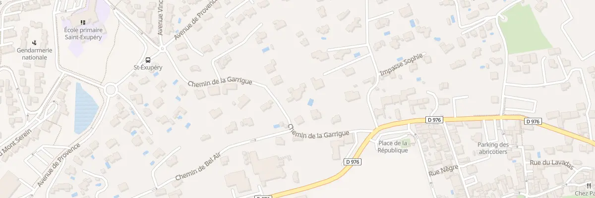 Plan du 10 Che de la Garrigue à Rochefort-du-Gard