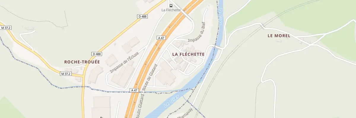 Plan du 5067 La Flechette à Dargoire